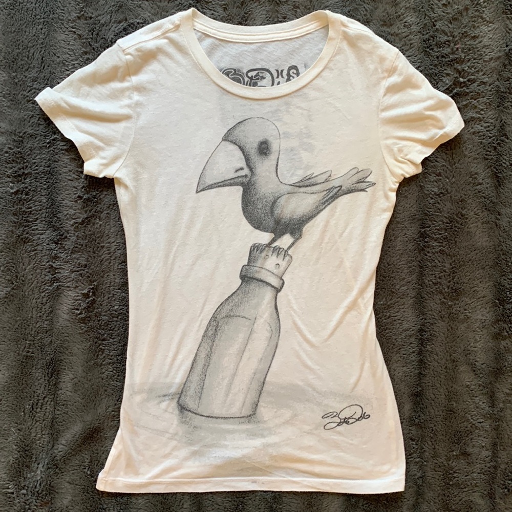 Hurley x Bob Don adorable bird T-shirt